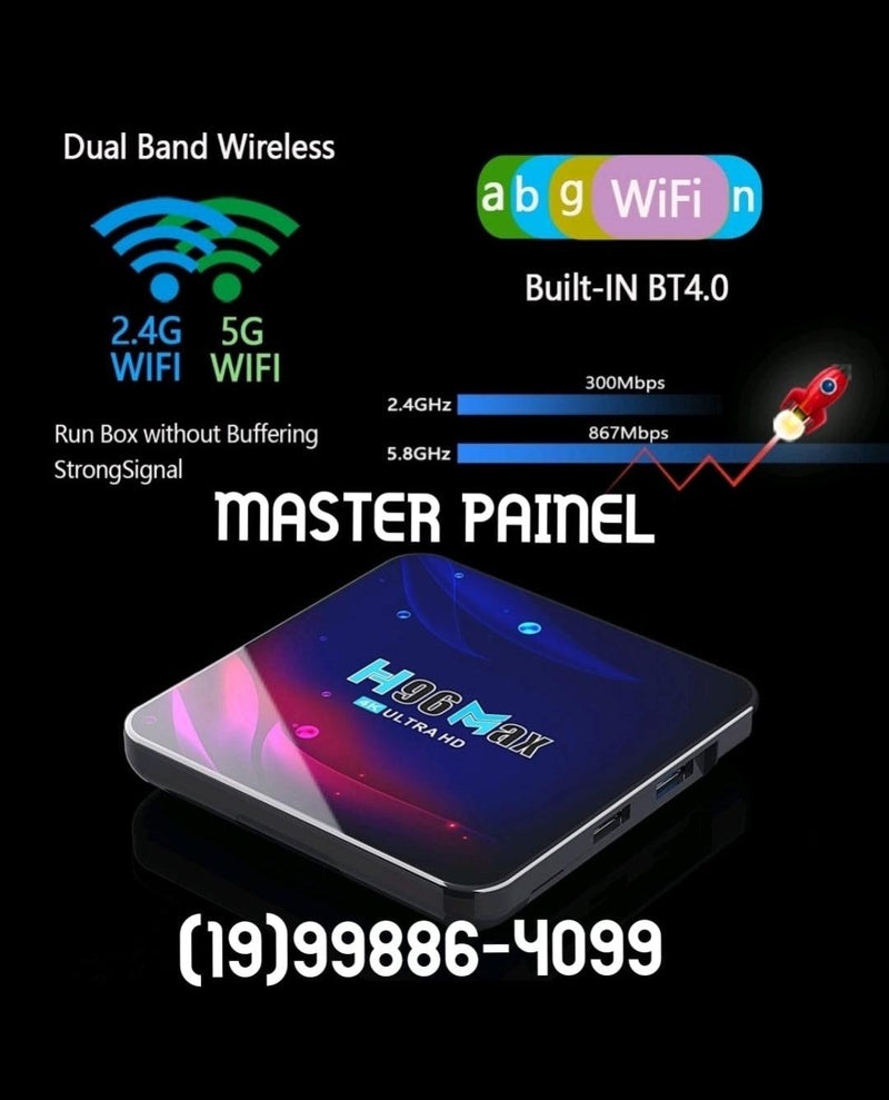 Tvbox H96Max 2/16Gb - Master Store